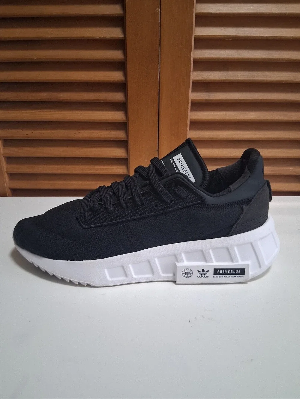 Adidas Geodiver PrimeBlue Core Black/ Cloud White Men's Sneaker * Size: 8